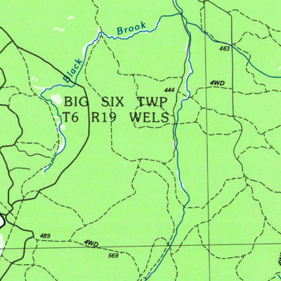 United States Geological Survey Lac Etchemin, ME (1986, 100000-Scale) digital map