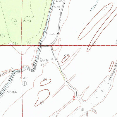 United States Geological Survey Lac Sainte Agnes, LA (1982, 24000-Scale) digital map