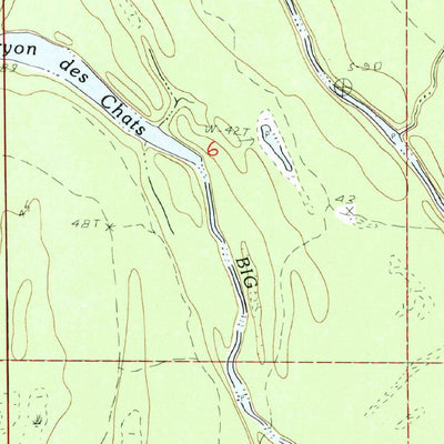 United States Geological Survey Lac Sainte Agnes, LA (1982, 24000-Scale) digital map