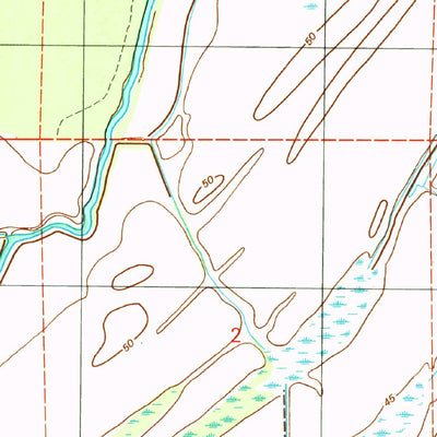United States Geological Survey Lac Sainte Agnes, LA (1999, 24000-Scale) digital map