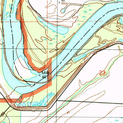 United States Geological Survey Lac Sainte Agnes, LA (1999, 24000-Scale) digital map