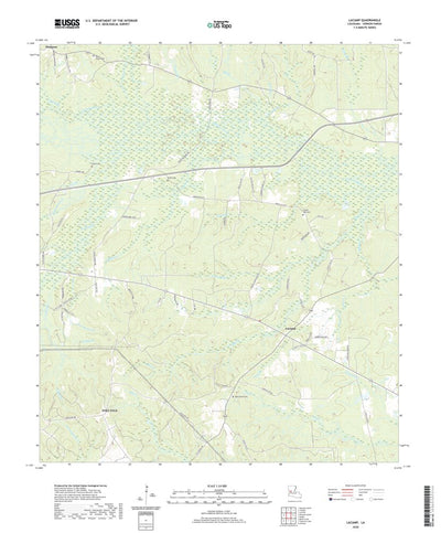 United States Geological Survey Lacamp, LA (2020, 24000-Scale) digital map