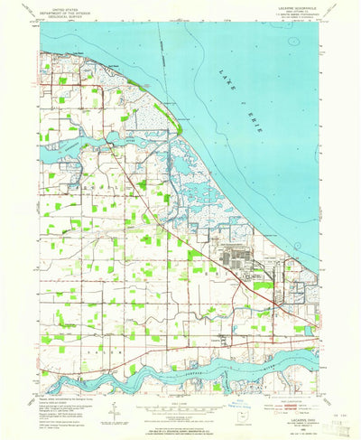 United States Geological Survey Lacarne, OH (1952, 24000-Scale) digital map