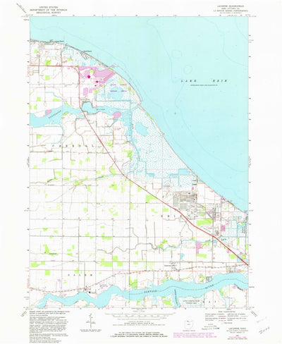 United States Geological Survey Lacarne, OH (1967, 24000-Scale) digital map
