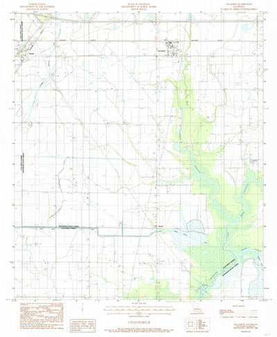 United States Geological Survey Lacassine, LA (1985, 24000-Scale) digital map