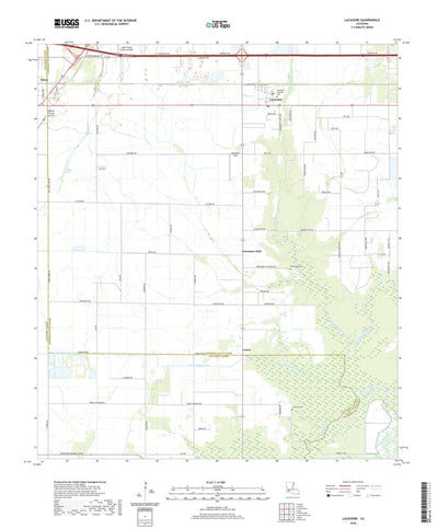 United States Geological Survey Lacassine, LA (2020, 24000-Scale) digital map