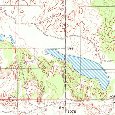 United States Geological Survey Lacey, OK (1982, 24000-Scale) digital map