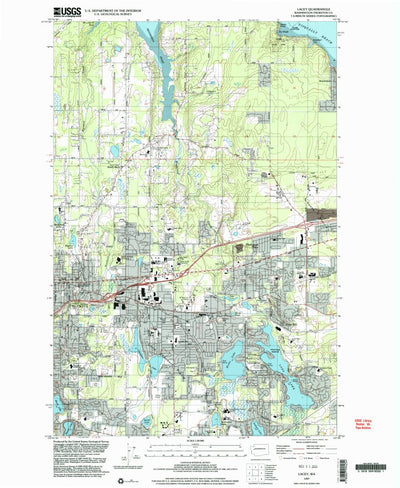 United States Geological Survey Lacey, WA (1997, 24000-Scale) digital map