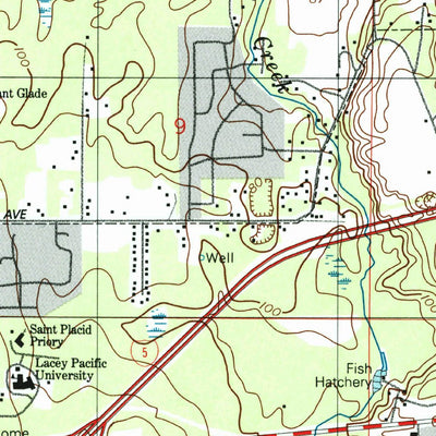 United States Geological Survey Lacey, WA (1997, 24000-Scale) digital map
