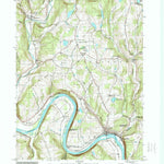 United States Geological Survey Laceyville, PA (1998, 24000-Scale) digital map