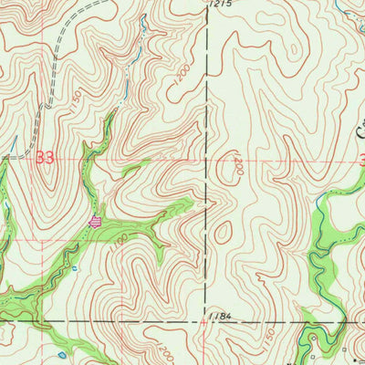 United States Geological Survey Laclede, KS (1964, 24000-Scale) digital map