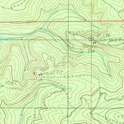 United States Geological Survey Lacomb, OR (1984, 24000-Scale) digital map