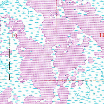 United States Geological Survey Lacombe, LA (1971, 24000-Scale) digital map