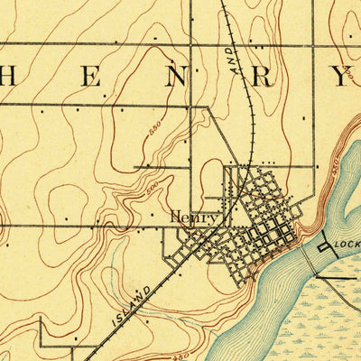 United States Geological Survey Lacon, IL (1893, 62500-Scale) digital map