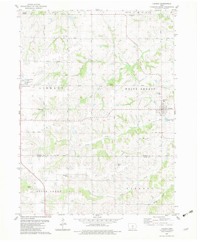 United States Geological Survey Lacona, IA (1982, 24000-Scale) digital map