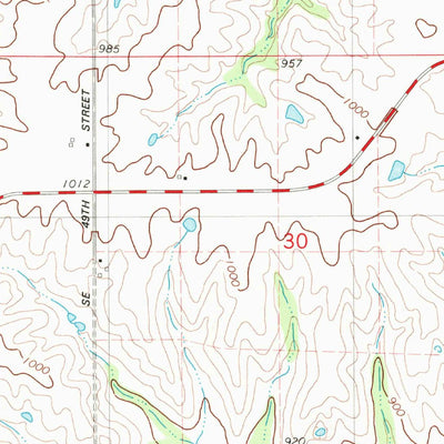 United States Geological Survey Lacona, IA (1982, 24000-Scale) digital map