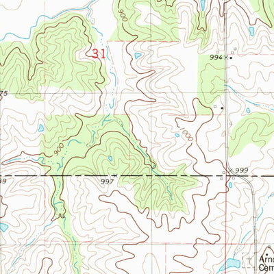 United States Geological Survey Lacona, IA (1982, 24000-Scale) digital map