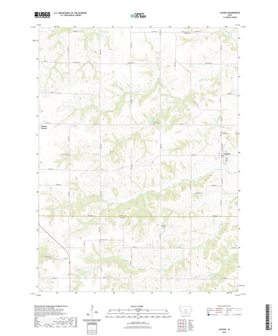 United States Geological Survey Lacona, IA (2022, 24000-Scale) digital map