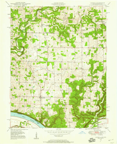 United States Geological Survey Laconia, IN-KY (1948, 24000-Scale) digital map