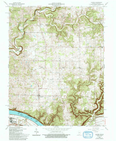 United States Geological Survey Laconia, IN-KY (1966, 24000-Scale) digital map