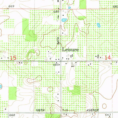 United States Geological Survey Lacota, MI (1981, 24000-Scale) digital map
