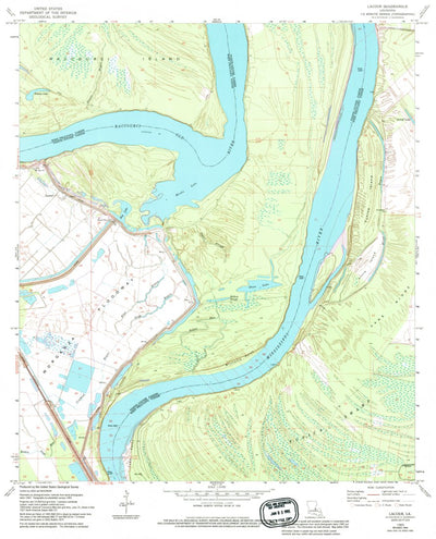 United States Geological Survey Lacour, LA (1965, 24000-Scale) digital map