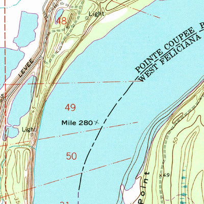 United States Geological Survey Lacour, LA (1965, 24000-Scale) digital map