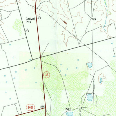 United States Geological Survey Lacy Creek, TX (1986, 100000-Scale) digital map
