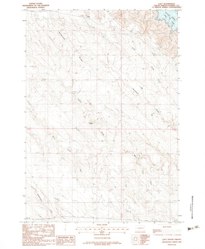 United States Geological Survey Lacy, SD (1982, 24000-Scale) digital map