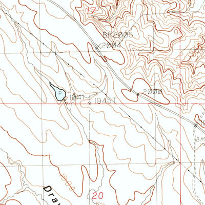 United States Geological Survey Lacy, SD (1982, 24000-Scale) digital map