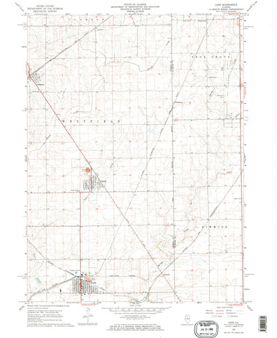 United States Geological Survey Ladd, IL (1966, 24000-Scale) digital map