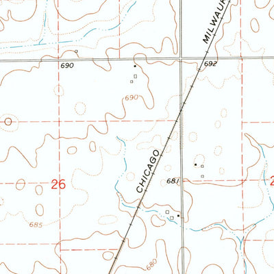 United States Geological Survey Ladd, IL (1966, 24000-Scale) digital map