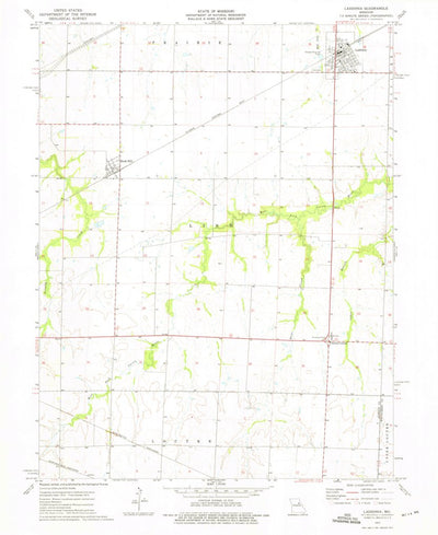 United States Geological Survey Laddonia, MO (1973, 24000-Scale) digital map