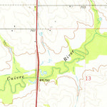 United States Geological Survey Laddonia, MO (1973, 24000-Scale) digital map