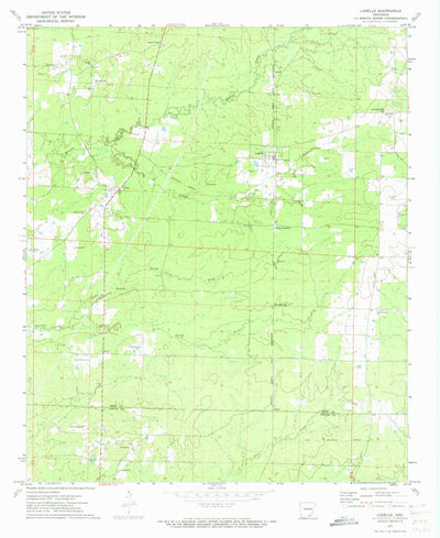 United States Geological Survey Ladelle, AR (1971, 24000-Scale) digital map