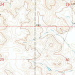 United States Geological Survey Ladner NE, SD-ND (1969, 24000-Scale) digital map