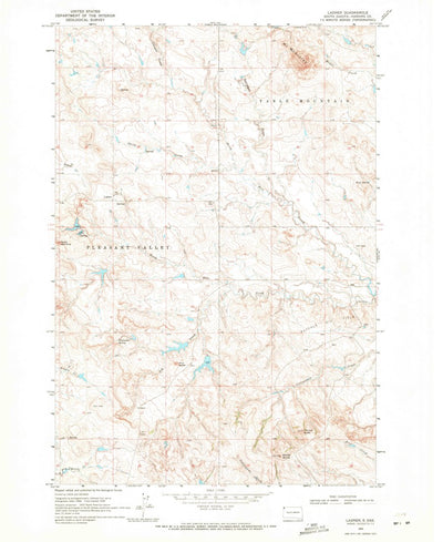 United States Geological Survey Ladner, SD (1969, 24000-Scale) digital map