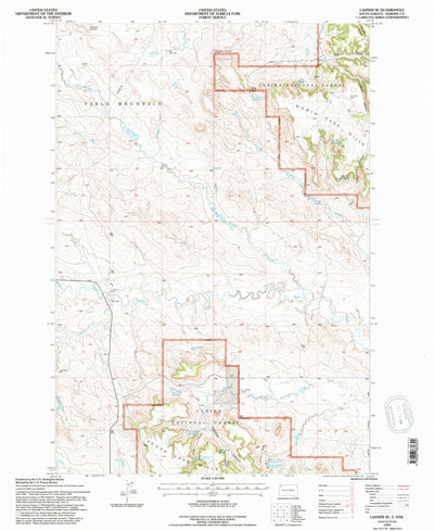 United States Geological Survey Ladner SE, SD (1993, 24000-Scale) digital map