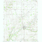 United States Geological Survey Ladoga, IN (1958, 24000-Scale) digital map