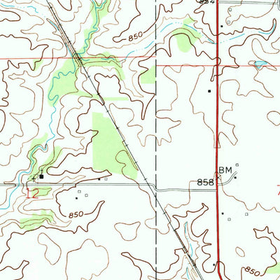 United States Geological Survey Ladoga, IN (1958, 24000-Scale) digital map