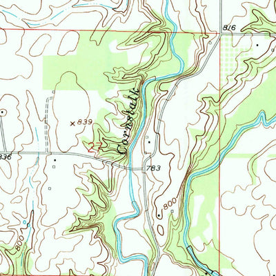 United States Geological Survey Ladoga, IN (1958, 24000-Scale) digital map