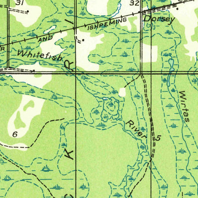United States Geological Survey Ladoga, MI (1932, 31680-Scale) digital map