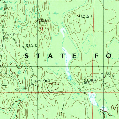 United States Geological Survey Ladoga, MI (1985, 24000-Scale) digital map