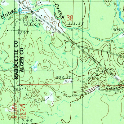 United States Geological Survey Ladoga, MI (1985, 24000-Scale) digital map