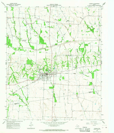 United States Geological Survey Ladonia, TX (1964, 24000-Scale) digital map