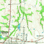 United States Geological Survey Ladonia, TX (1964, 24000-Scale) digital map