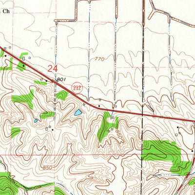 United States Geological Survey Ladora, IA (1965, 24000-Scale) digital map