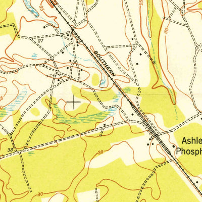 United States Geological Survey Ladson, SC (1943, 24000-Scale) digital map