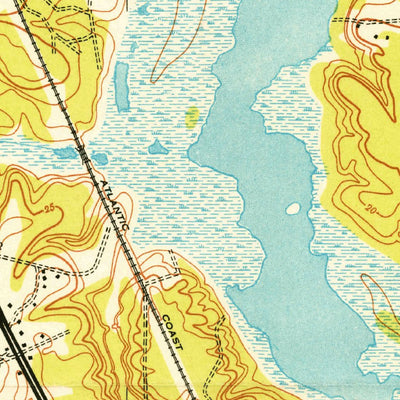 United States Geological Survey Ladson, SC (1943, 24000-Scale) digital map