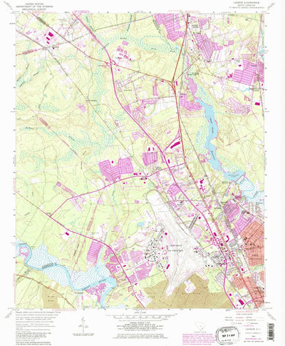 United States Geological Survey Ladson, SC (1958, 24000-Scale) digital map